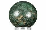 Polished Fuchsite Sphere - Madagascar #349692-1